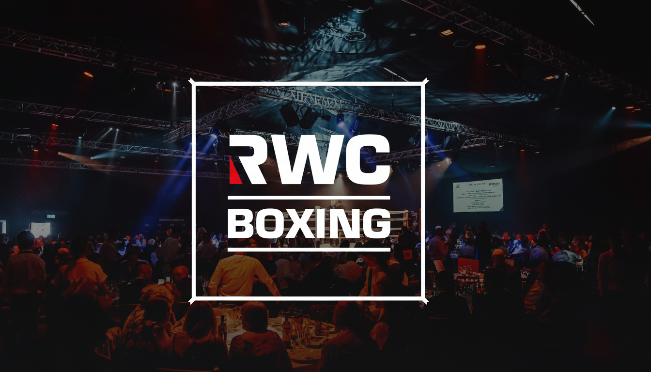Event Table Slides November 7th 2026 | Black Tie Boxing Event Jersey | RWC Boxing